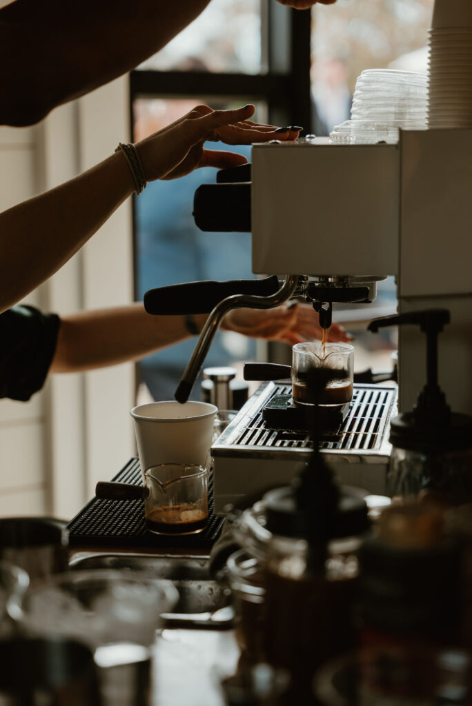 roaming spirits coffee barista la marzocco 3 | Mobile Coffee Cart Charlott